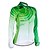 abordables Vêtements de cyclisme pour femmes-Nuckily Femme Manches Longues Maillot Velo Cyclisme L&#039;hiver Polyester Vert Rayure Marrant Cyclisme Maillot Sommet VTT Vélo tout terrain Vélo Route Coupe Vent Conception anatomique Résistant aux