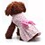billige Hundeklær-Hund Kjoler Blomster botanikk Mote Hundeklær Valpeklær Hundeklær Blå Rosa Kostume for Girl and Boy Dog Terylene XS S M L XL
