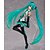 billige Anime actionfigurer-Anime Action Figurer Inspirert av Vokaloid Hatsune Miku PVC 14 cm CM Modell Leker Dukke