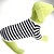 cheap Dog Clothes-Dog Shirt / T-Shirt Stripes British Fashion Dog Clothes Puppy Clothes Dog Outfits Black Yellow Red Costume for Girl and Boy Dog Terylene XS S M L XL