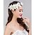 billige Hår Smykker-kvinders blonder blomst krystal perle rhinestone pandebånd pande hår smykker til bryllupsfest