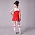 abordables Tenues de danse enfants-Costumes de Pom-Pom Girl Haut Motif / Impression Utilisation Sans Manches Taille haute Spandex Coton