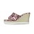 voordelige Damessandalen-Dames Zomer Plateau / Sleehak Slingback Formeel Kunstleer Gouden / Wit / Roze