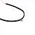 halpa Muotikaulakorut-Naisten Riipus-kaulakorut Paha silmä Eurooppalainen minimalistisesta Kangas Musta Kaulakorut Korut Käyttötarkoitus Party Päivittäin Kausaliteetti