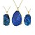 cheap Necklaces-Women&#039;s Crystal Pendant Necklace - Crystal, 18K Gold Plated Blue