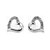 cheap Earrings-Women&#039;s Cubic Zirconia Stud Earrings Luxury Love Cubic Zirconia Imitation Diamond Earrings Jewelry Rose Gold / Silver For