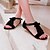 cheap Women&#039;s Sandals-Women&#039;s Shoes Heel Peep Toe Sandals Outdoor / Dress / Casual Black / Blue / Green / Red/-58