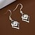 cheap Earrings-Stud Earrings Drop Earrings For Women&#039;s AAA Cubic Zirconia Party Wedding Casual Zircon Cubic Zirconia Copper Love Silver / Silver Plated