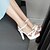 cheap Women&#039;s Sandals-Women&#039;s Dress Party &amp; Evening Summer Platform Stiletto Heel Leatherette Almond White Pink