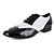 cheap Swing Shoes-Men&#039;s Modern Shoes Leatherette Lace-up Flat Lace-up Flat Heel Customizable Dance Shoes Black and White / Black / Practice