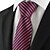 cheap Men&#039;s Accessories-New Striped Pink Black Golden Mens Tie Necktie Party Wedding Holiday Gift KT1050
