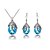 cheap Jewelry Sets-Women&#039;s Crystal Jewelry Set Necklace / Earrings Drop Earrings Jewelry Green / Blue / Rose For Party Daily Casual