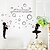 cheap Wall Stickers-Happy Girl Boy Blowing Bubbles Wall Stickers Decals Waterproof Kids Vinyl Wallpaper Mural Child Shower