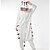 cheap Kigurumi Pajamas-Adults&#039; Kigurumi Kigurumi Pajamas Tiger Animal Onesie Pajamas Polar Fleece White Cosplay For Men and Women Animal Sleepwear Cartoon Festival / Holiday Costumes