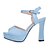 cheap Women&#039;s Sandals-Women&#039;s Summer Chunky Heel / Platform Slingback Wedding Dress Party &amp; Evening Rhinestone Leatherette Pink / Green / Blue
