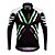 cheap Men&#039;s Clothing Sets-WOSAWE Men&#039;s Women&#039;s Long Sleeve Cycling Jersey with Tights Winter Spandex Polyester Green Bike Pants / Trousers Jersey Tights Breathable 3D Pad Quick Dry Anatomic Design Reflective Strips Sports