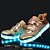 baratos Sapatos de Menino-Homens / Mulheres / Para Meninos Sapatos Sintético Primavera Conforto / Tênis com LED Tênis Velcro para Rosa / Prateado / Dourado
