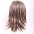 cheap Synthetic Trendy Wigs-European and American Fashion Wig Mixed Golden Brown Natural Straight Synthetic Wigs Low Price Sale.