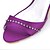 cheap Women&#039;s Sandals-Women&#039;s Stiletto Heel Wedding Dress Party &amp; Evening Crystal Stretch Satin Summer Purple / Red / Royal Blue