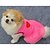 お買い得  犬用服-犬 ドレス 刺しゅう ファッション 犬用ウェア 子犬の服 犬の衣装 パープル ピンク コスチューム 女の子と男の子の犬のために テリレン XS S M L
