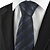 abordables Accessoires pour Homme-Cravate(Noir / Bleu,Polyester)Quadrillage