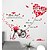 billiga Väggklistermärken-Blommig Wall Stickers Väggstickers Flygplan,PVC 50X70X0.1