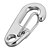 cheap Camping Tools, Carabiners &amp; Ropes-Carabiner Buckle Mini Compact Size Convenient Alloy Hiking Climbing Camping Outdoor Indoor FURA Black Silver 5 pcs