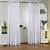 voordelige Raamgordijnen-Curtains Drapes Eén paneel W99cm×L200cm Wit / Woonkamer