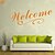 cheap Wall Stickers-AYA™ DIY Wall Stickers Wall Decals,  Welcome English Words &amp; Quotes PVC Wall Stickers