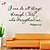 cheap Wall Stickers-Words &amp; Quotes Wall Stickers Plane Wall Stickers Decorative Wall Stickers, PVC(PolyVinyl Chloride) Home Decoration Wall Decal Wall Decoration / Removable / Re-Positionable