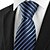 halpa Miesten asusteet-New Striped Blue Formal Business Men&#039;s Tie Necktie Wedding Holiday Gift #1031
