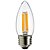 olcso Izzók-KWB Izzószálas LED lámpák 400 lm E26 / E27 C35 4 LED gyöngyök COB Vízálló Dekoratív Meleg fehér 85-265 V / 1 db. / RoHs