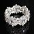 ieftine Brățări-Transparent Lanț Brățări rotunde Imitație de Perle Bijuterii brățară Argintiu Pentru Nuntă Petrecere Ocazie specială Zi de Naștere Logodnă