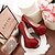 cheap Women&#039;s Heels-Women&#039;s Dress Party &amp; Evening Summer Stiletto Heel Leatherette Black White Red