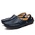 cheap Men&#039;s Clogs &amp; Mules-Men&#039;s Shoes Leather Spring / Summer / Fall Comfort Flat Heel Dark Blue / Yellow