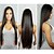 cheap Synthetic Trendy Wigs-Synthetic Wig Straight Straight Wig Medium Length Black Brown Synthetic Hair Women&#039;s Black Brown