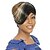 cheap Synthetic Trendy Wigs-Synthetic Wig Straight Straight Wig Short Mixed Color Synthetic Hair 8 inch Women&#039;s Multi-color hairjoy