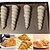 cheap Cake Molds-2pcs Nonstick Aluminum Croissant Maker Cream Horn Cases Forms Pastry Baking Mold Puff Pastry Tool