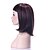 abordables Perruques Synthétiques Sans Bonnet-Perruque Synthétique Droit Style Sans bonnet Perruque Rouge Rouge Noir mixte Cheveux Synthétiques 10 pouce Femme Rouge Perruque Moyen hairjoy Perruque Halloween