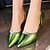 abordables Tacones de mujer-Mujer Zapatos Semicuero Primavera / Verano D&#039;Orsay y Dos Piezas Tacón Kitten Verde / Rosa / Dorado / Fiesta y Noche / Vestido / Fiesta y Noche
