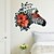 cheap Wall Stickers-Wall Stickers Wall Decals, Fashion Personality Ink Painting Zerba with Flower PVC Wall Sticker