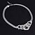 お買い得  ジュエリーセット-Women&#039;s Synthetic Diamond Jewelry Set Stud Earrings Adjustable Ring Tassel Fringe Interlocking Circle Party Statement Ladies Vintage Bangle Braided / Cord Rhinestone Silver Plated Earrings Jewelry