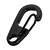 cheap Camping Tools, Carabiners &amp; Ropes-Carabiner Buckle Mini Compact Size Convenient Alloy Hiking Climbing Camping Outdoor Indoor FURA Black Silver 5 pcs