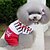 billige Hundetøj-Hund T-shirt Britisk Mode Hundetøj Rød Kostume Bomuld XS S M L XL XXL
