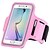 cheap Cell Phone Cases &amp; Screen Protectors-Case For Universal S6 edge / S6 / S5 with Windows / Armband Armband Solid Colored Soft Textile