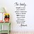 cheap Wall Stickers-Decorative Wall Stickers - Words &amp; Quotes Wall Stickers Still Life Living Room Bedroom Bathroom Kitchen Dining Room Study Room / Office