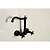 abordables Robinets de Cuisine-Robinet de Cuisine - 2 trous Bronze huilé Bar / accessoires Montage mural Traditionnel Kitchen Taps / Deux poignées Deux trous
