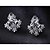 cheap Earrings-Stud Earrings Drop Earrings Fashion Zircon Cubic Zirconia Platinum Plated White Jewelry For 2pcs