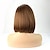 cheap Human Hair Wigs-joywigs 12inch bob hairstyle human hair wigs for women brown color