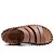 cheap Men&#039;s Sandals-Men&#039;s Shoes Nappa Leather Spring Summer Fall Comfort for Casual Outdoor Brown Camel